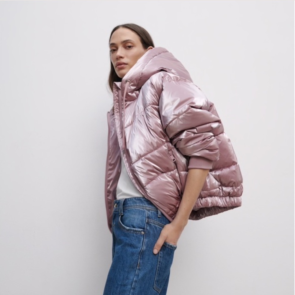 Zara Hooded Puffer Jacket NWT - Picture 4 of 14